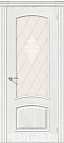 Дверь Амальфи Т-23 Жемчуг с художественным стеклом