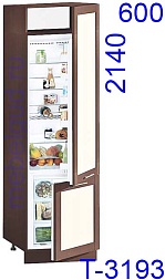 Шкаф под встроенный холодильник Т-3193 Престиж