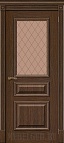 Дверь Вуд Классик-15.1 Golden Oak с художественным стеклом