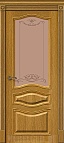 Дверь Вуд Классик-51 Natur Oak с художественным стеклом