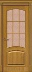 Дверь Вуд Классик-33 Natur Oak с художественным стеклом