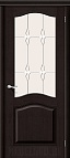 Дверь М7 Т-06 Темный Лак стекло Полимер