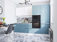 Кухня ФВ-82.12 Angel/Silky Blue | 2,7м