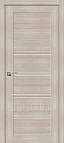 Дверь Порта-28 Cappuccino Veralinga со стеклом Сатинато белое
