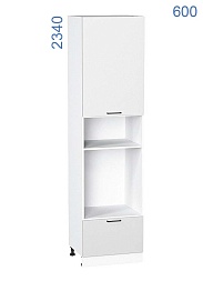 Шкаф пенал под духовку микроволновку Т-2692 Софт | 600*2340*580