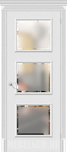 Дверь Классико-17.3 Virgin остекление Cатинато белое