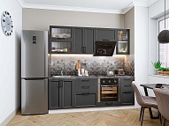 Кухня Графитовая | 2,2м