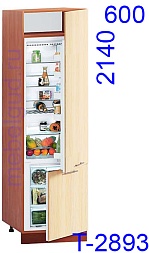Шкаф под встроенный холодильник Т-2893 Волна