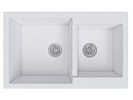 Мойка 765020 2Ч МатБелый врезная