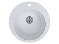 Мойка 4718 1Ч МатБелый врезная