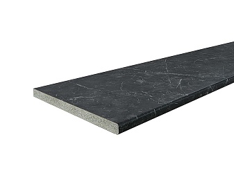Столешница(38) Прямая Кварцит Неро 3050*600