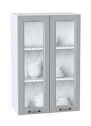Шкаф верхний Е-3209 Премиум со стеклом | 600*920*320
