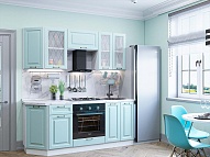 Кухня ФВ-90.7 Голубой | 1,9м