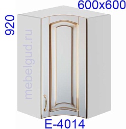 Шкаф верхний угловой Е-4014 Ампир