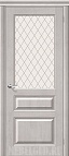 Дверь М5 Т-07 Белый Воск стекло Кристалл