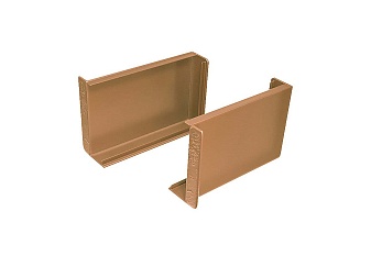 Накладка ABS (2шт.) Бежевая декоративная