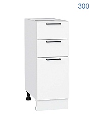 Тумба нижняя Т3-2668 Софт с 3-мя ящиками | 300*820*480