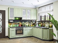 Кухня КХ-451 Дуб Оливковый | 2,4м/1,9м
