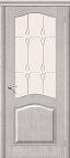 Дверь М7 Т-07 Белый Воск стекло Полимер