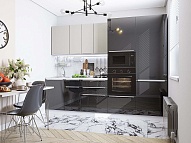 Кухня ФВ-82.12 Silky Light Grey/Anthracite | 2,7м