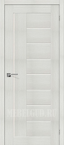Дверь Порта-29 Bianco Veralinga со стеклом Сатинато белое