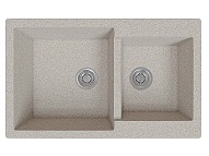 Мойка 765020 2Ч МатБежевый врезная