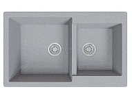 Мойка 765020 2Ч МатСерый врезная