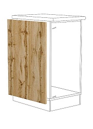 Фасад торцевой ФТ-716 Дуб Ватан | 700*600