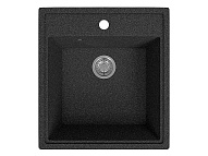 Мойка 465021 1Ч МатЧерный квадратная