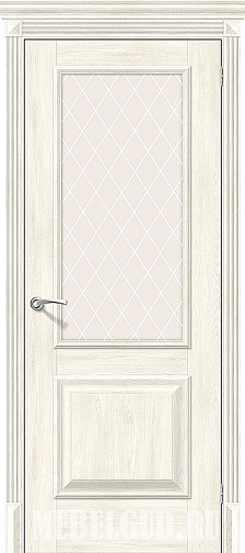 Дверь Классико-13 Nordic Oak с художественным стеклом