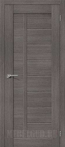 Дверь Порта-26 Grey Veralinga с продольной вставкой