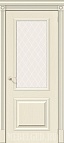 Дверь Вуд Классик-13 Ivory с художественным стеклом