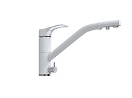 Смеситель 205/235 МатБелый для кухни